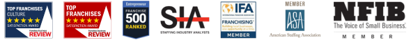 Logos of NEXTAFF Awards and Business Memberships